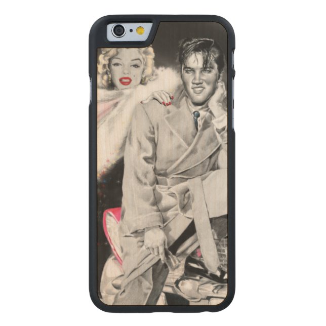 Coque Carved En Bois Pour iPhone 2 pour la route (Dos)