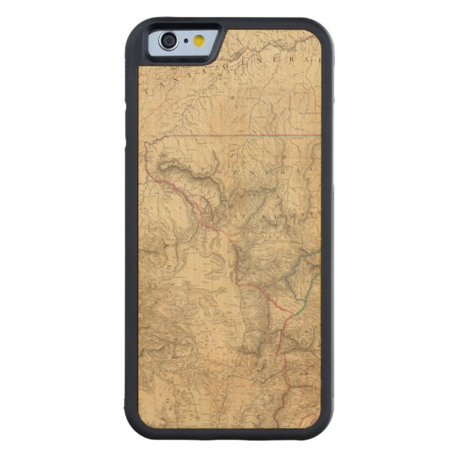 Coque Carved En Bois Pour iPhone Composite South America 4 (Dos)