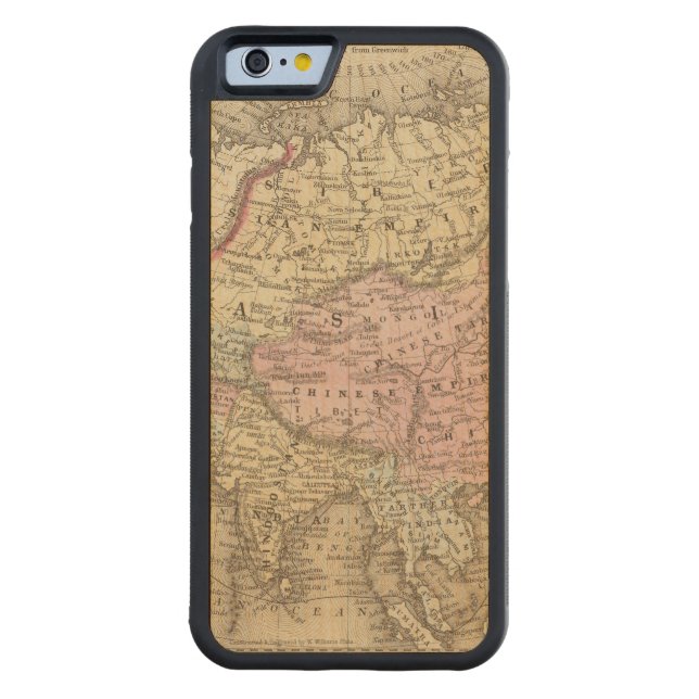 Coque Carved En Bois Pour iPhone L'Asie 5 (Dos)