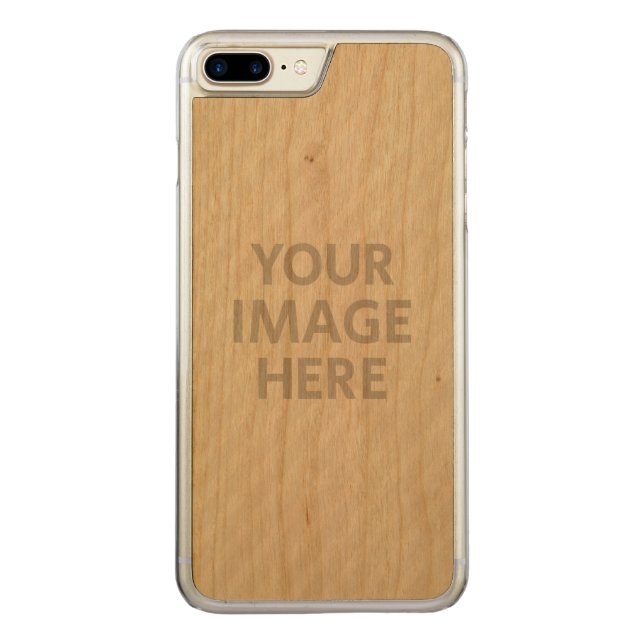 Coque Carved En Bois Pour iPhone Photo faite sur commande personnalisée (Dos)