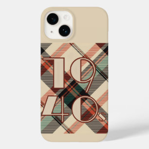 Coque Case-Mate iPhone 1940s Plaid iPhone 14 Coque