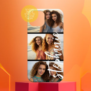 Coque Case-Mate iPhone 3 Collage photo - Photos horizontales avec nom per