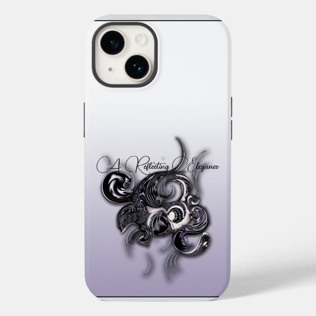 Coque Case-Mate iPhone "A Reflecting Elegance", Coque Apple iPhone 14 (Verso)