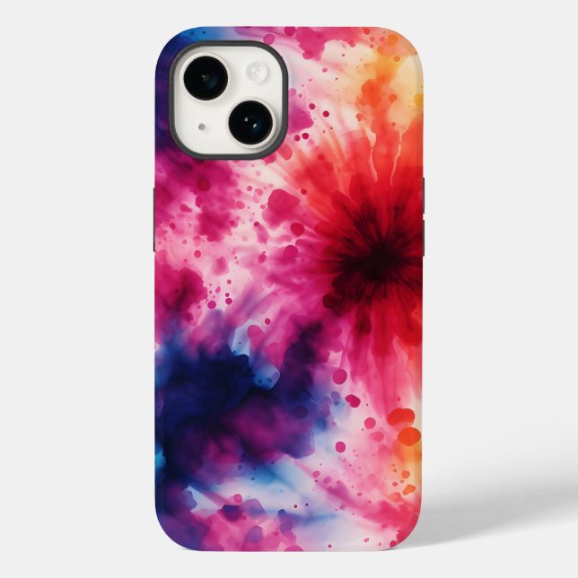 Coque Case-Mate iPhone Abstrait Retro Tie Dye Motif iPhone / coque ipad (Verso)