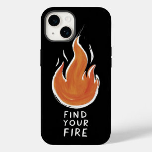 Coque Case-Mate iPhone Allumez Votre Passion iPhone 14 Coque Feu Dessin