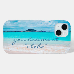 Coque Case-Mate iPhone Aloha Citation Hawaii Turquoise Ocean Sandy Beach