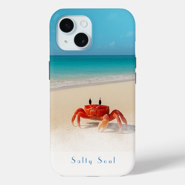 Coque Case-Mate iPhone Âme salée — iPhone 15 Coque dur (Verso)