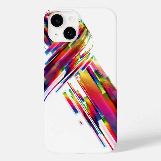 Coque Case-Mate iPhone Apple iPhone 14 couleur Coque Abstrait (Verso)