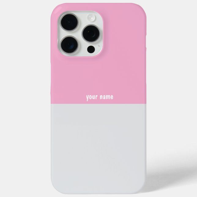 Coque Case-Mate iPhone Apple iphone 15 pro max rose casiPhone / coque ipa (Verso)