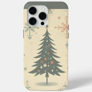 Coque Case-Mate iPhone Arbre de Noël rétro/vintage iPhone / coque ipad