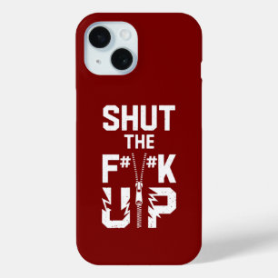 Coque Case-Mate iPhone Arrêtez le Coque F#%K Up Bold Typography iPhone 15