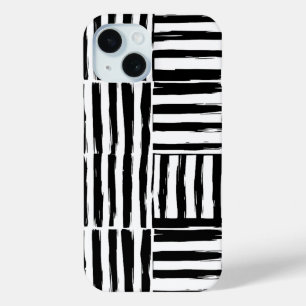 Coque Case-Mate iPhone Art brosse monochrome iPhone 15 Coque