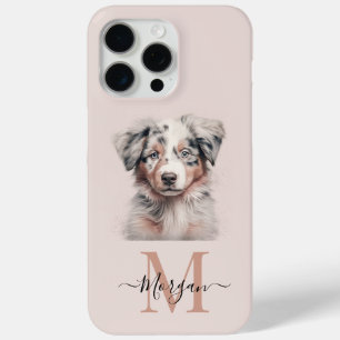 Coque Case-Mate iPhone Australian Shepherd rose iPhone 15 Pro Max coque