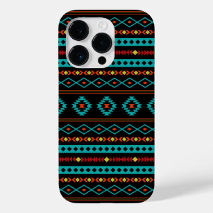 Coque Case-Mate iPhone Aztec Turquoise Rouges Jaune Noir Mixte Motifs Mot