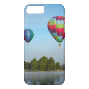 Coque Case-Mate iPhone Ballons à air chaud au-dessus d'un lac, Nouvelle-Z