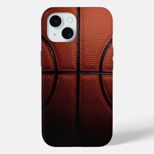 Coque Case-Mate iPhone Basket-ball - iPhone 15 Coque (Verso)