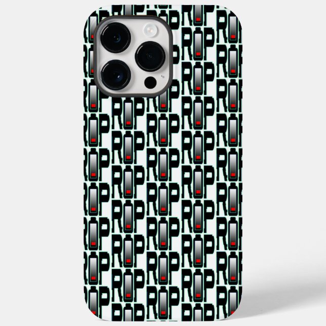 Coque Case-Mate iPhone Batterie RIP iPhone / coque ipad (Verso)