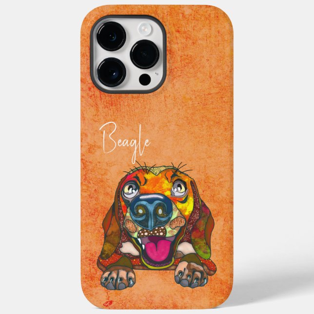 Coque Case-Mate iPhone Beagle, Coque de visage laid, coque iphone de maté (Verso)