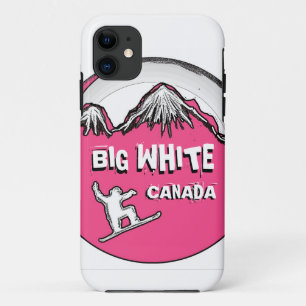 Coque Case-Mate iPhone Big White Canada rose snowboard iphone 5 coque