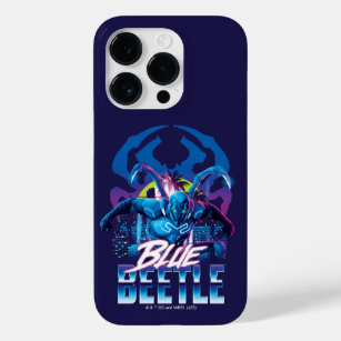 Coque Case-Mate iPhone Bleu Beetle Rétrowave Ville coucher du soleil