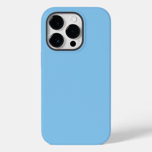 Coque Case-Mate iPhone Bleu Clair Uni, Coque iPhone (Verso)