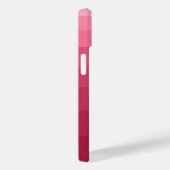 Coque Case-Mate iPhone Blocs couleur Magenta rose Nom monochromatique (Back / Right)