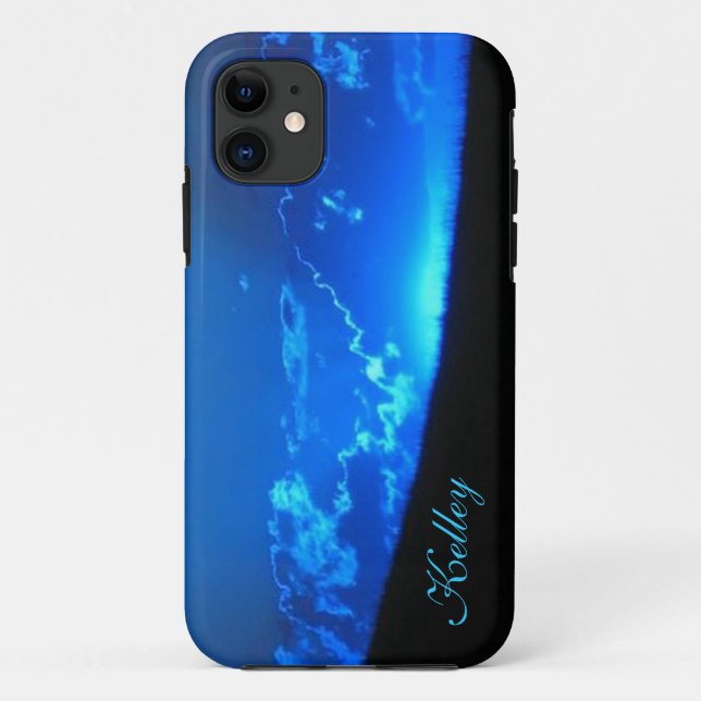 Coque Case-Mate iPhone Blue Moon Horizon iPhone 5 Coque *Personnalisez* (Dos)