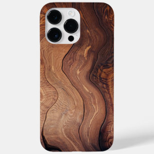 Coque Case-Mate iPhone Bois en mouvement Motif Rustique Naturel Élégant