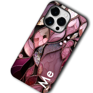 Coque Case-Mate iPhone Boule biologique moderne, Botanique, Rose