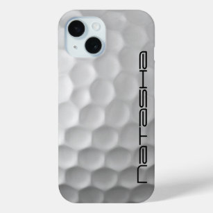 Coque Case-Mate iPhone Boule de golf avec texte personnalisé