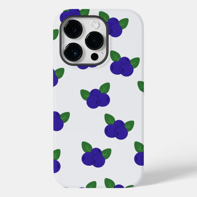 Coque Case-Mate iPhone Bountiful Blueberries coque iphone (Verso)
