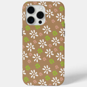 Coque Case-Mate iPhone Brown Fleurs Motif iPhone 15 Pro Max Coque