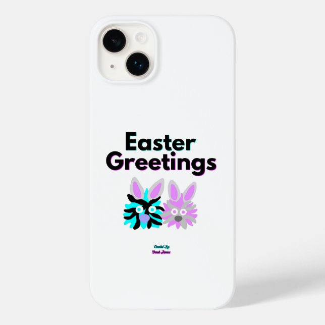 Coque Case-Mate iPhone Bunny Fuzzies Apple iPhone 14 Plus Coque (Verso)