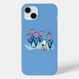 Coque Case-Mate iPhone cacahuètes   Snoopy & Woodstock Flower Garden