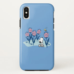 Case-Mate iPhone Case cacahuètes   Snoopy & Woodstock Flower Garden