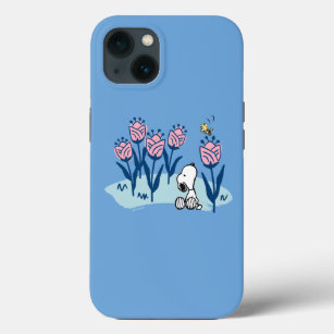 Case-Mate iPhone Case cacahuètes   Snoopy & Woodstock Flower Garden