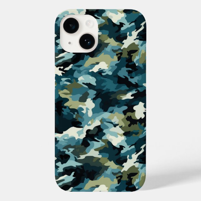 Coque Case-Mate iPhone Camo Imprimer iPhone 14 Coque (Verso)