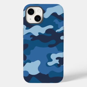 Coque Case-Mate iPhone Camouflage bleu mignon