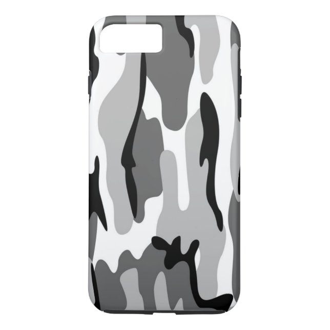 Coque Case-Mate iPhone Camouflage gris et noir iPhone 7 Coque (Dos)