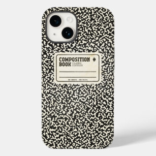 Coque Case-Mate iPhone Carnet de composition noire Coque-coque iphone-Mat