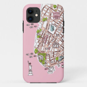 Coque Case-Mate iPhone Carte de voyage de New York coque iphone