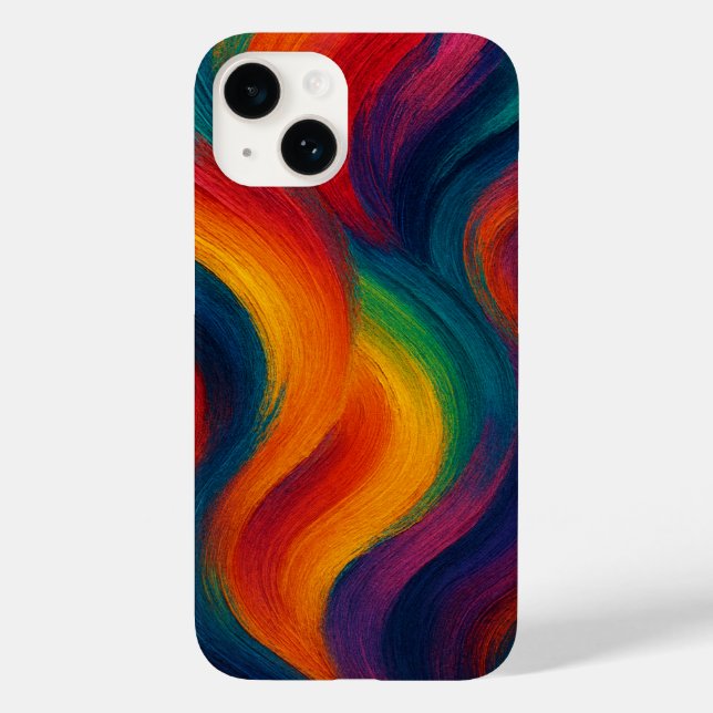 Coque Case-Mate iPhone Cascade coque iphone - Vibrant Peinture Cadeau Art (Verso)
