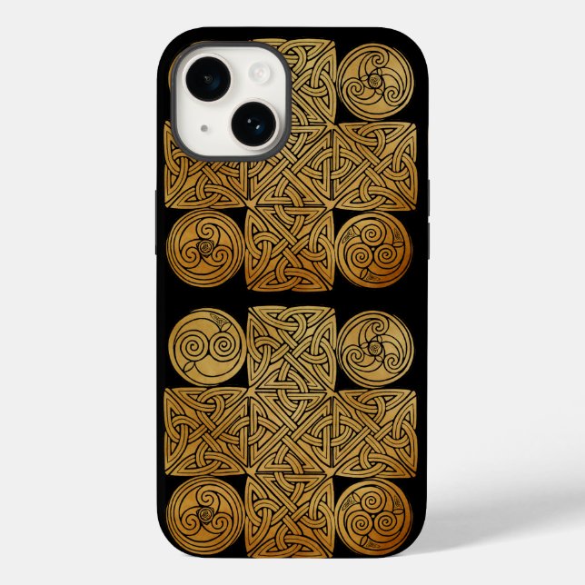 Coque Case-Mate iPhone Céltic Knotwork Cross Speck iPhone 13 Coque (Verso)