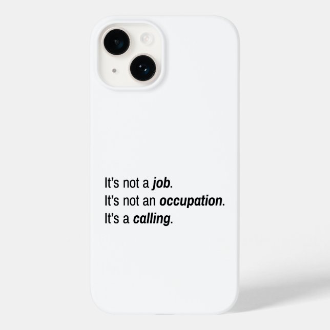 Coque Case-Mate iPhone C'est un coque iphone d'appel (Verso)
