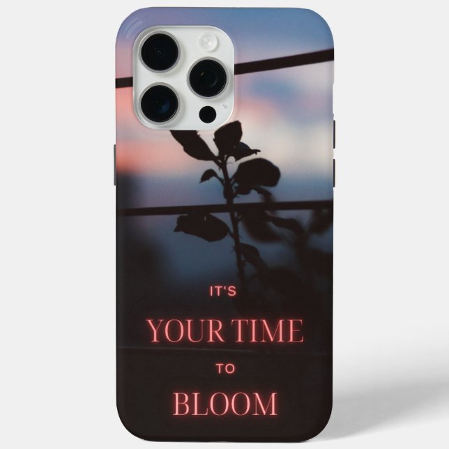 Coque Case-Mate iPhone c'est votre moment de fleurir coque pour iphone 15 (Verso)