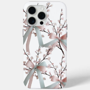 Coque Case-Mate iPhone Cherry Blossom Pastel Bow iPhone 15 Pro Max Coque