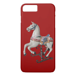 Coque Case-Mate iPhone Cheval en bois Antique Carrousel coque iphone roug