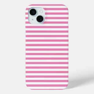 Coque Case-Mate iPhone Chic rose et blanc rayé