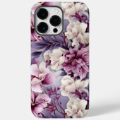 Coque Case-Mate iPhone Chic violet orchidée florale (Back)