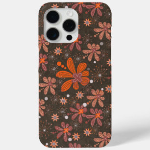 Coque Case-Mate iPhone chocolat super floral Coque-Mate coque iphone